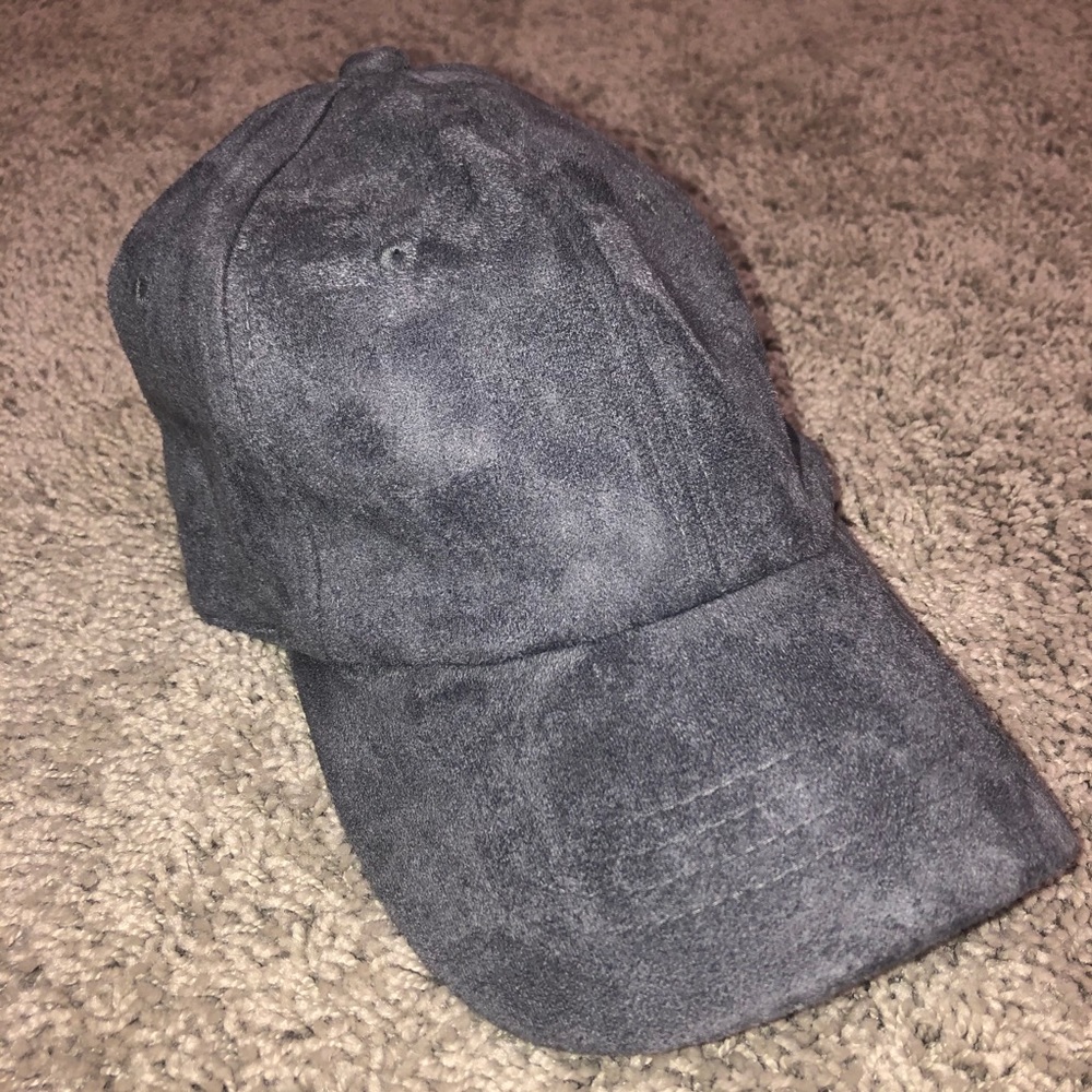 Blue Suede Hat Perfect Condition!